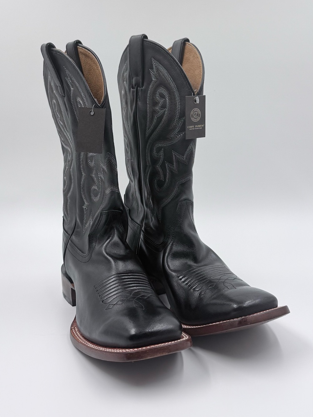 Cody James Black Cowboy Boots - Men’s Western Leather Boots